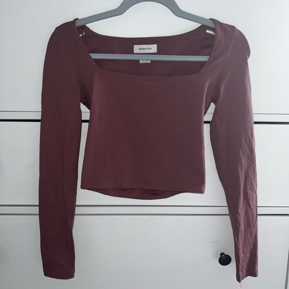 Aritzia babaton contour long sleeve red Willow!! - Picture 1 of 3